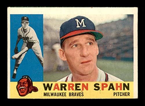 445 WARREN SPAHN HOF - 1960 כרטיסי בייסבול TOPP