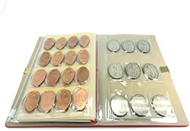את פני יומן על ידי פניבנדז מחזיק 146 מטבעות האולטימטיבי מזכרות אגורה איסוף ספר עבור שלך מטבע אוסף מחזיק 128