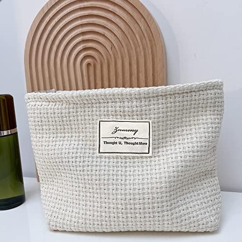 תיק איפור של Znmeny שקית קוסמטית לנשים, כיס טואלטיקה של ארנק קוסמטי, מארגן אביזרים קוסמטיים
