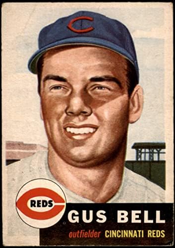 1953 Topps 118 Gus Bell Cincinnati Reds vg Reds