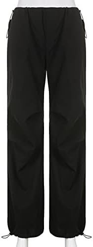 רפיון מכנסיים ארוכים במיוחד של נשים אביב מחודד מכנסיים אלסטיים רכים מותאמים מפוצלים מוצקים מפוצלים עם חגורה
