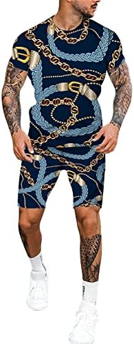 גברים חליפת גברים של מהיר יבש 3 ד קצר שרוול חליפת מכנסיים קצרים חוף טרופי הוואי גוף ספורט מכנסיים קצרים חליפת