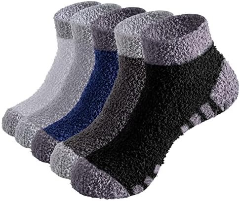 גרבי סליפר מטושטשים גרביים מטושטשים גרביים רכות נעימות לא להחליק גרביים חמים בחורף לגודל של זכר 6-9