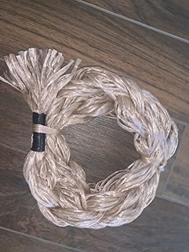 Ept Bull Ropes Adddle Bronc מושך מושכות חוט שחור ושחור רך במיוחד על Tan Poly 6 '