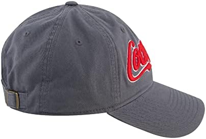 קונספט אחד קוקה קולה אבא כובע, לוגו כותנה מתכוונן בייסבול כובע עם מעוקל ברים, אפור, אחד גודל