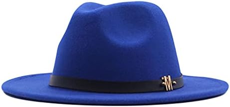 כובעי פדורה טרנדיים לנשים הרגישו רחבים שוליים כובעי הבוקרים המערביים אבזם פנמה כובע פנמה אביזרי תחפושות