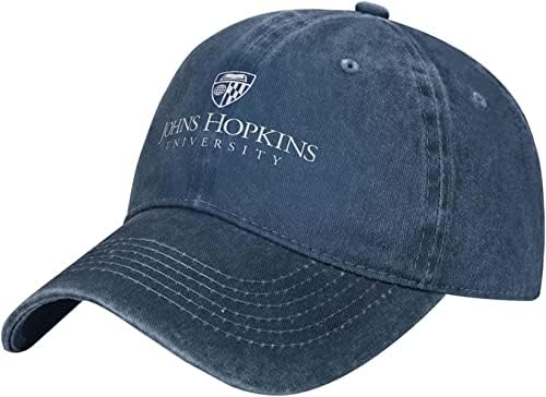 כובע באוניברסיטת ג'ונס הופקינס כובע בייסבול כובע בייסבול כובע קאובוי, אופנתי לאישה גבר