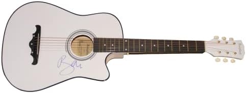 בונו חתם על חתימה בגודל מלא גיטרה אקוסטית ב/ ג 'יימס ספנס אימות ג' יי. אס. איי קו - יו 2 עם אדם קלייטון,