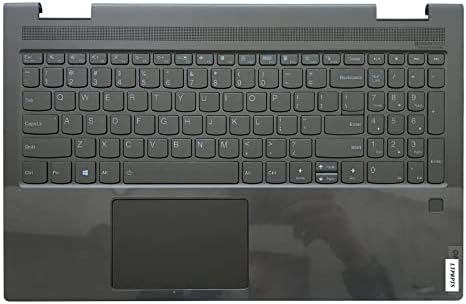 החלפת מחשב נייד עליון מקרה משענת כף יד עם תאורה אחורית-מקלדת משטח מגע הרכבה חלק עבור לנובו יוגה 7-15 איטל5