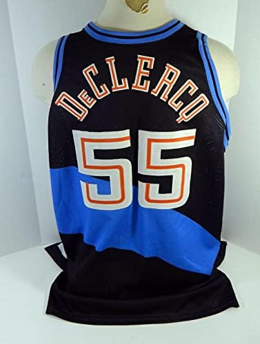 1999-00 קליבלנד קאבלירס אנדרו דקלרק 55 משחק הונפק ג'רזי שחור 50 DP20 - משחק NBA בשימוש