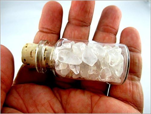 Crystal Crystal Chips Chips מיני בקבוק זכוכית Gemstone Gemstone Chakra Chakra איזון סילון בינלאומי ריפוי קריסטל