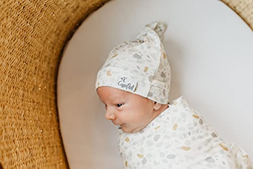 פרל נחושת כובע כפה תינוקת עליונה קשר רך נמתח