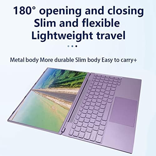 מחשב נייד גדול, מחשב נייד בגודל 16 אינץ '5 גרם מצלמה קדמית 12 ג' יגה-בייט ראם סגול 5000 מיליאמפר / שעה לעסקים