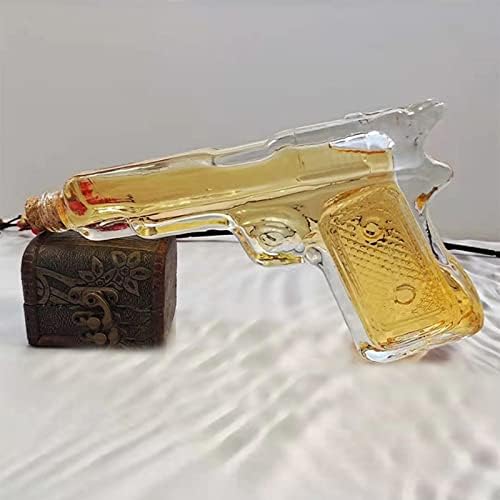 ג ' יניסי אקדח סוג לגין אקדח בצורת בקבוק לשתות סט ויסקי אקדח סוג לגין לשתות סט שקוף