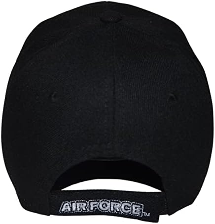 כובע חיל האוויר האמריקני כובע צבאי מורשה רשמי, יוניסקס רקום כובע בייסבול צבאי