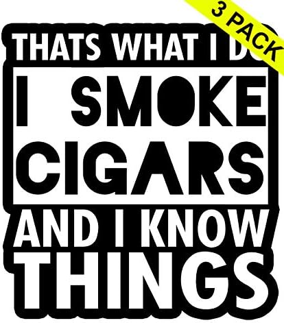 מדבקות ויניל זה מה שאני עושה אני מעשן סיגרים ויודעים דברים של טייריון לניסטר 3 חבילות בגודל מגוון