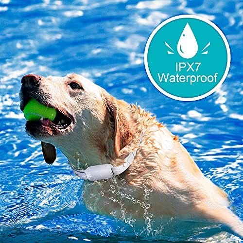 צווארון הלם בוסני לכלבים - צווארון אימון חשמלי נטען למים צווארון אימונים חשמליים עם מרוחק לכלבים