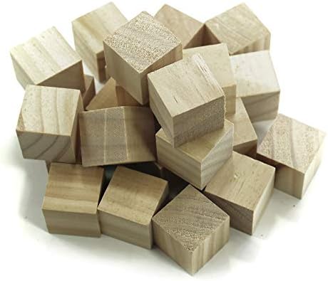 כל אחד קוביות עץ קוביות עץ מרובע בלוקים עבור פאזל ביצוע עשה זאת בעצמך אמנות תמונה בלוקים
