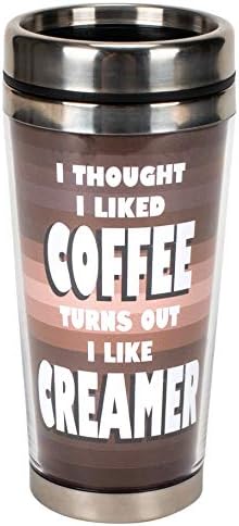 חשבתי שאני אוהב קפה חום 16 גרם ספל טיולים נירוסטה ספל כוסות עם מכסה