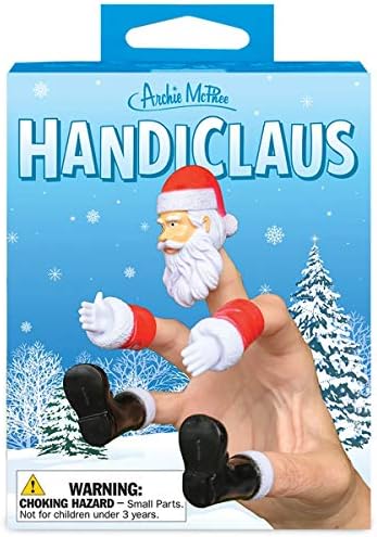 מקפי ארצ'י הנדיקלוס סנטה קלאוס סט בובות אצבעות חג המולד!