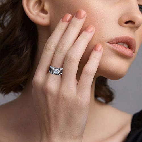 2023 אווירה מצופה שני טבעת צבעים טבעת גברים פופולרית טבעת נישואין טבעת טבעת תכשיטים
