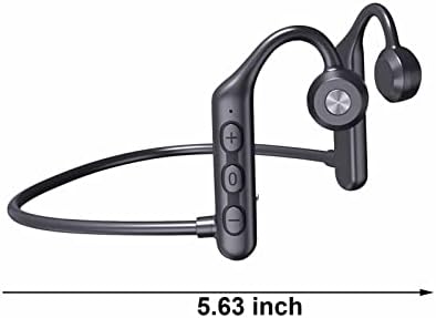 HOT6SL אוזניות אוזניים פתוחות Bluetooth אלחוטיות, עמיד למים ועסרי זיעה אוזניות הולכה עצם ספורט, עם אוזניות