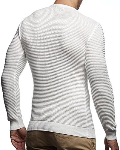 Leif Nelson Sweater's Sweater Shuper Shuperover Shuperie Basic Crew צוואר סווטשירט לונגסליוול שרוול ארוך