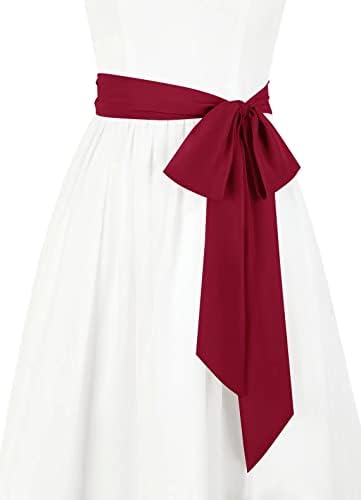 ג 'וניז נשים של ארוך שיפון אבנט מותן חגורת עבור כלה חתונה שושבינה לנשף רשמי אירוע מיוחד שמלות חגורת 3 רחב