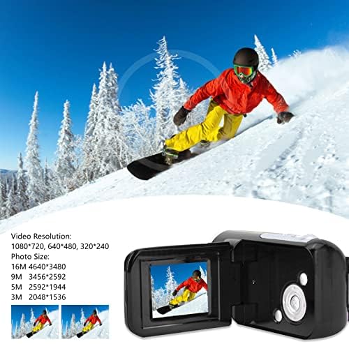 16X HD מצלמת וידאו דיגיטלית מצלמת וידאו, ילדים ניידים לילדים דיגיטלי מצלמת וידיאו דיגיטלי עם צג LCD צבעוני בגודל