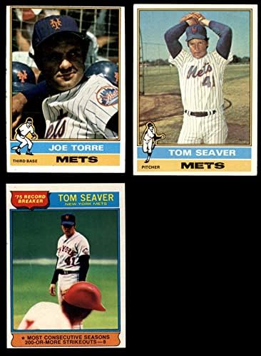 1976 Topps New York Mets ליד צוות SET NEW YORK METS VG/EX+ METS