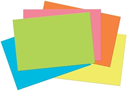 נייר בנייה משקל כבד של טרו-ריי, צבעים שונים ומגוונים, 12 x 18, 50 גיליונות