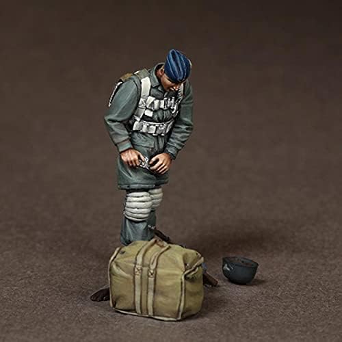 גודמואל 1/35 מלחמת העולם השנייה גרמנית צנחן שרף דמות / אינו מורכב ולא צבוע חייל מיניאטורי ערכת