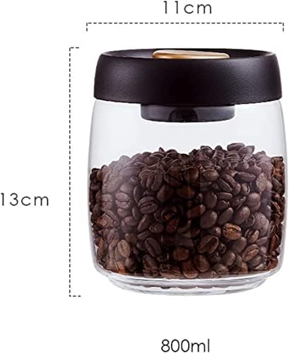 ביאנקה ואקום קפה שעועית אחסון בקבוק שקוף יצירתי אטום זכוכית בקבוק אחסון צנצנת מזון תבואה מיכל