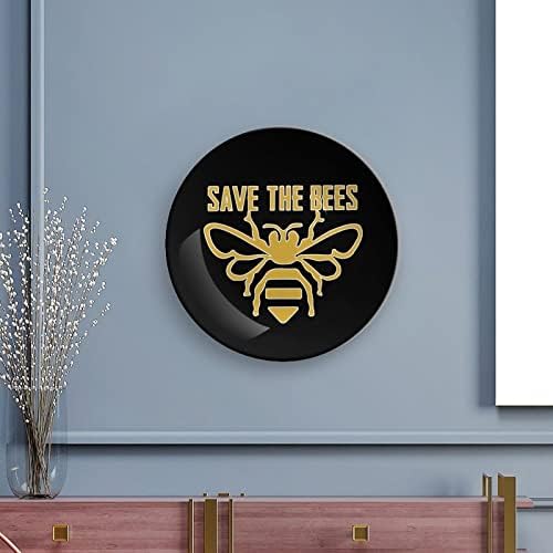 שמור את הדבורים צלחות דקורטיביות לוחות קרמיקה