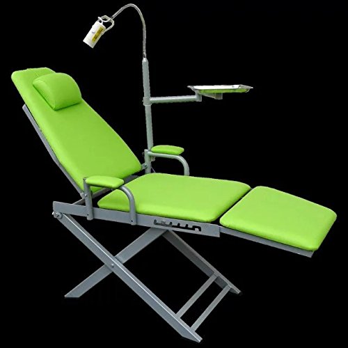 יחידת מובייל כיסא מתקפל נייד עם מנורת אור כירורגית לד ומגש