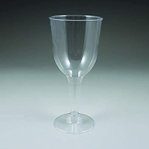 מרילנד ריבונית כוס יין פלסטיק-10 עוז. / ברור / חבילה של 4