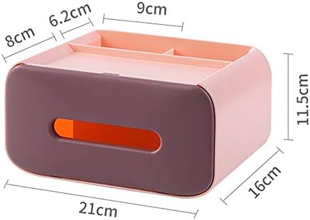 JYDQM קופסת אחסון מפית רקמות, קופסת אחסון, קופסת רקמות במטבח וחדר אמבטיה, קופסת רקמות רב -פונקציונלית
