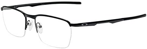 אוקלי שור 3187-318701 משקפיים מנצח 0.5 סאטן שחור עם ברור 51 ממ