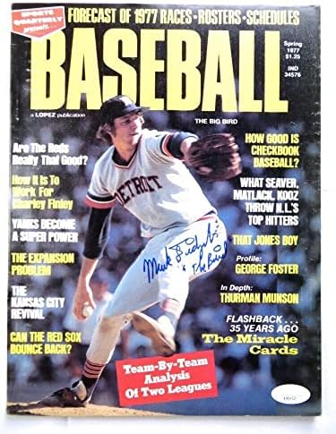 מארק פידריך חתם על מגזין ספורט 1977 הציפור ג ' יי. אס. איי 04527-מגזינים עם חתימה של ליגת הבייסבול