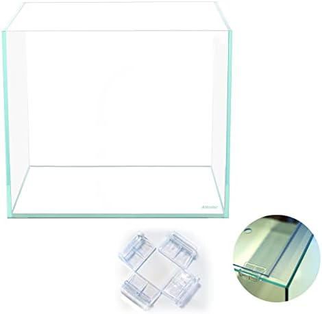 Allcolor Ultra ברור של מיכל אקווריום ללא שפה 2-22 ליטרים זכוכית ברזל נמוכה