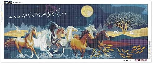 5 ד ערכות ציור יהלומים למבוגרים ילדים עגול תרגיל מלא ריצה סוסים קריסטל גדול גודל סלון קיר תפאורה קרפט מתנה