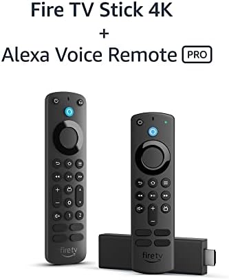 Fire TV Stick 4K עם Alexa Voice Pro מרחוק
