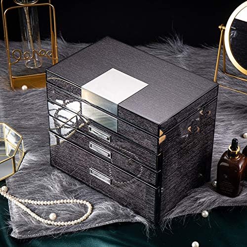 טיטיסקין גדול במיוחד עץ תכשיטי תיבה / תכשיט מקרה ארון ארון טבעת שרשרת מתנת אחסון תיבת לארגן …