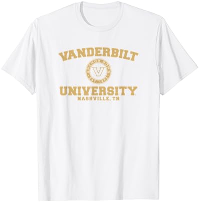 חולצת טריקו לוגו של אוניברסיטת ונדרבילט
