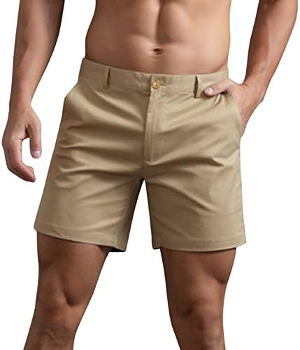 Miashui מעולם לא נשבר שוב מכנסיים קצרים גברים בקיץ מכנסי צבע אחיד מכנסי כיס משחררים מכנסיים קצרים
