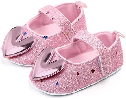 אופנה נעלי בלינג תינוק בנות פרווקר תינוקות נסיכת פעוט לב בצורת פעוט נעלי ריצה