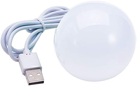 נורת LED USB USB, קריאה ביתית אור 5W קמפינג קמפינג הופעה מנורת כוח כוח כבל USB, 6500-7000K 5V בהירות