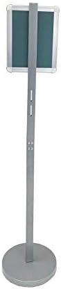 מסגרת שילוט של שילוט של SuttiveTuredIsplays® רצפה 8.5x11 גרפיקה עם חורי הרכבה למחזיק חוטא או מחזיק ספרות 10049