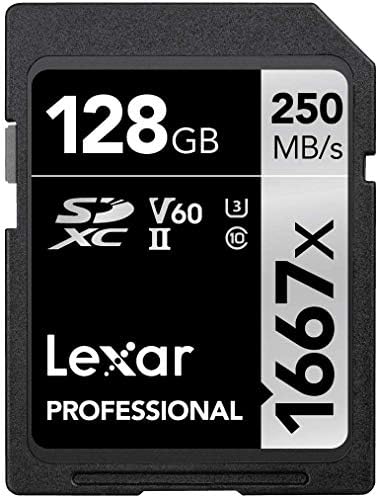Lexar Professional 1066x 256GB MicroSDXC UHS-I כרטיס & מקצועי 1667x 128GB SDXC UHS-II הכרטיס, עד 250MB/s