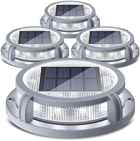 אורות סיפון סולאריים של Siedinlar חיצוניים 2 מצבים 16 LED נוריות חניה סמני עגינה עגינה סולארית אטומה למים